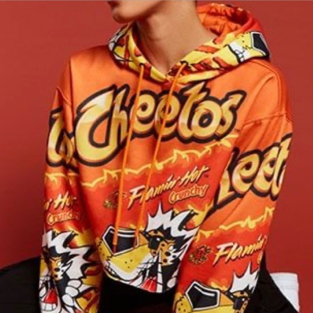 Hot cheetos crop sweater